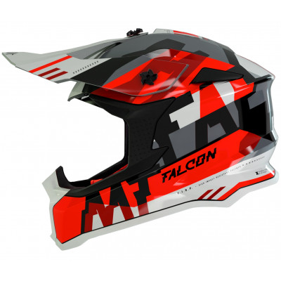 Κράνος μηχανής motocross MT FALCON ARYA GLOSS PEARL RED